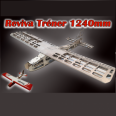 Reviva trainer 1240mm komplett cnc lézervágott balsa repülő építő kit (2022 Styroman)